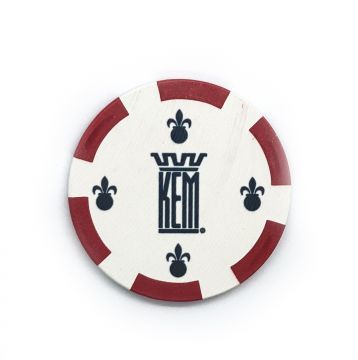 Kem Crown Poker Chip - Red